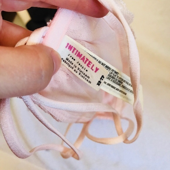 Intimately Free People pink lace bandeau bra new - Picture 6 of 6